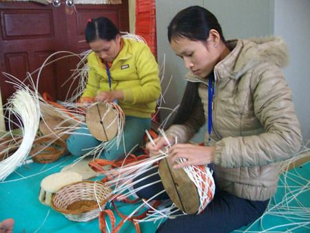 Nghề mây tre đan Phú Vinh vẫn được coi là một trong những làng nghề có tiềm năng  phát triển hiện nay.