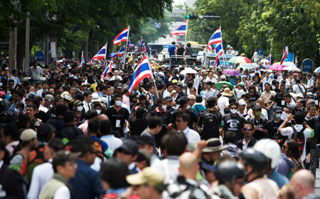 Theo ước tính có khoảng 200.000 người tham gia biểu tình ngày 9.12. 