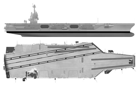 Sơ đồ tàu san bay thế hệ mới của Mỹ USS Gerald Ford – Thefordclass.com