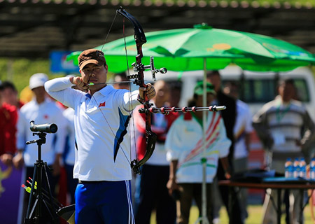 5 kỳ liên tiếp dự SEA Games, ước mơ của cung thủ Tiến Cương đã thành hiện thực. 