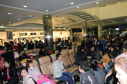 Hành khách đi chuyến Mátxcơva - Hà Nội tháng 11.2012 
