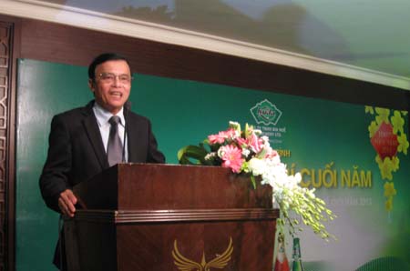 Ông Nguyễn Mậu Chi – Tổng GĐ Công ty Bia Huế phát biểu tại lễ công bố.