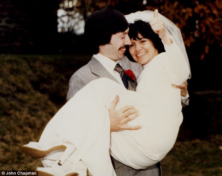 Vợ chồng Marina cưới nhau năm 1978