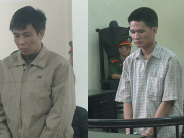 Lê Diên Hải (ảnh trái) và Vũ Văn Thành đều đã phải lĩnh án tử hình vì sát hại chính người mình yêu.