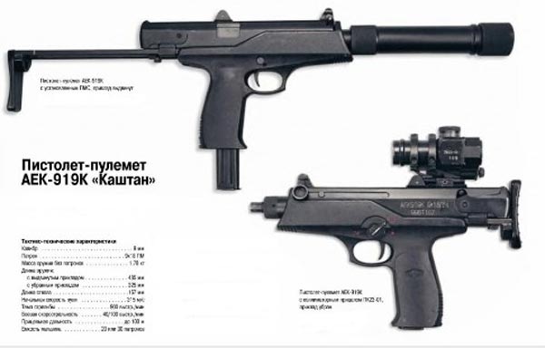 AEK-919 Kashtan được đánh giá là một trong những súng tiểu liên hiện đại hàng đầu thế giới hiện nay.