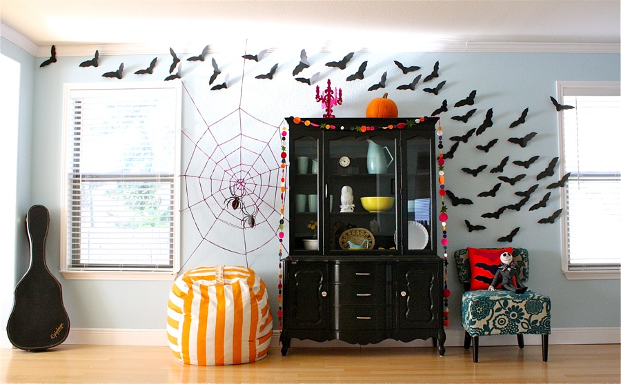 DIY: Vài ý tưởng đơn giản trang trí nhà chào Halloween 2014