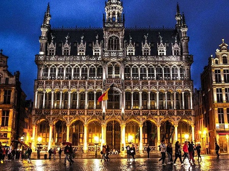 Ở thủ đô Brussels của Bỉ.