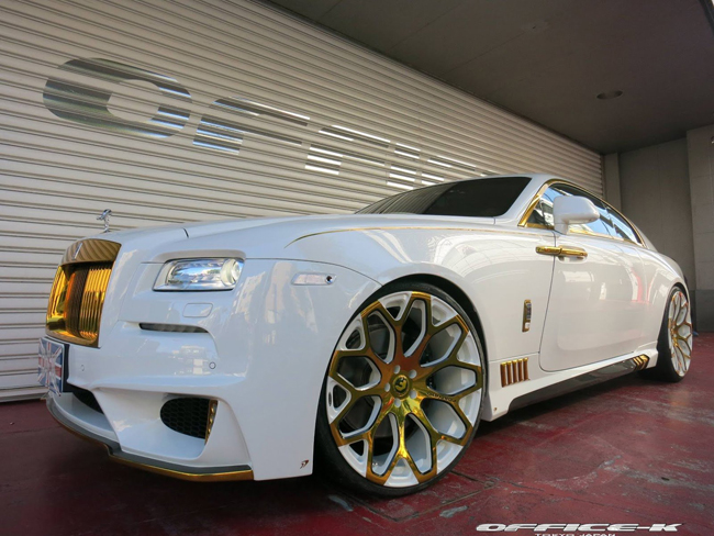 loa mat truoc rolls-royce wraith ma vang tinh te hinh anh 2