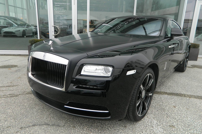 ngay ngat rolls-royce wraith carbon fiber mau den mo moi hinh anh 2