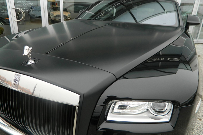 ngay ngat rolls-royce wraith carbon fiber mau den mo moi hinh anh 6