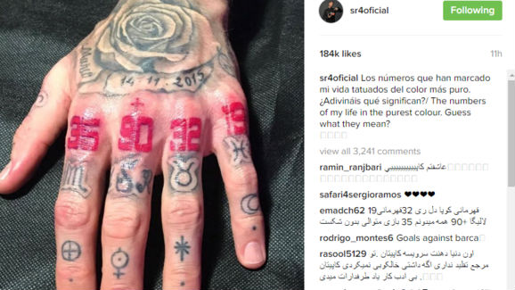 Sergio Ramos ❤️ | Tatuaggi rosa, Idee per tatuaggi, Tatuaggi