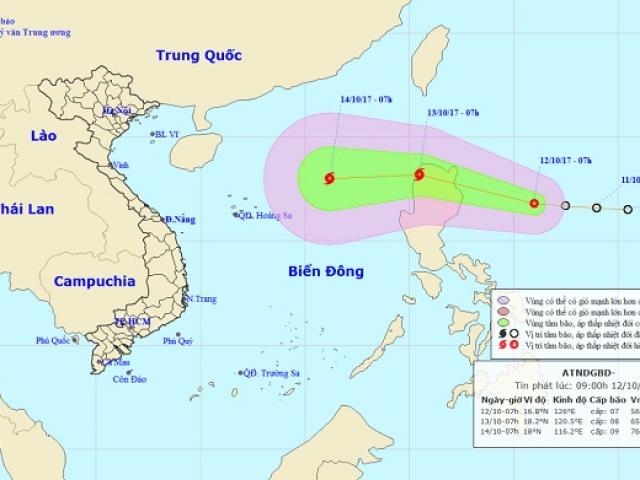 Sắp xuất hiện cơn bão mạnh tương đương bão số 10?