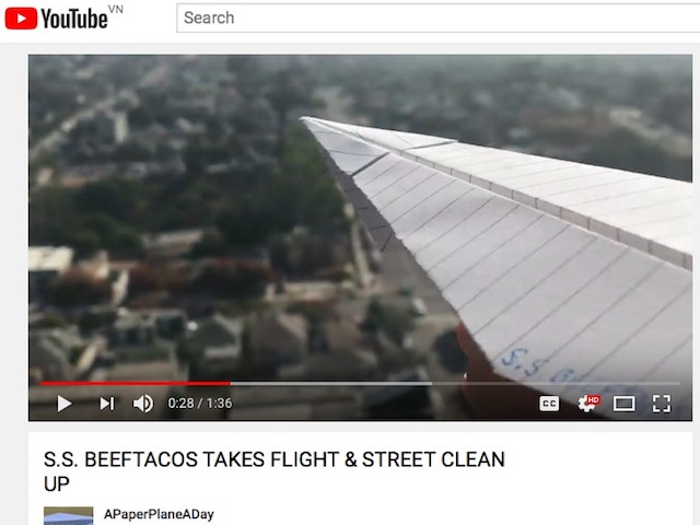 “Thánh dị” YouTube: Mỗi ngày một video phi máy bay giấy, thu “view” khủng