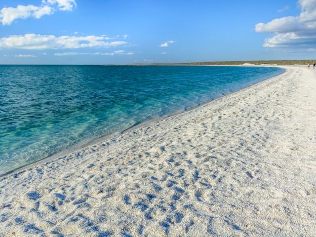 Lạ lùng bãi biển duy nhất trên thế giới không có cát