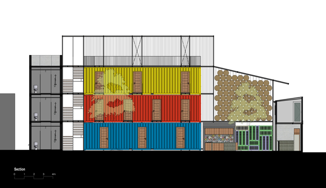 viec gi phai xay, chi “xep” container cung du thanh khach san dep den the nay! hinh anh 20