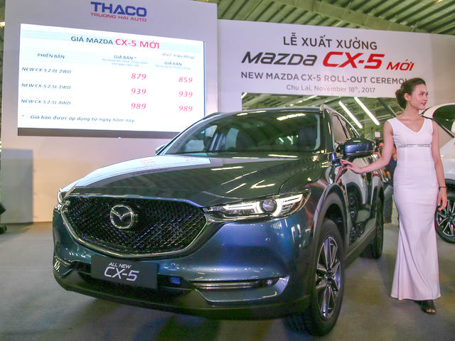 Xe Mazda CX5 25AT 2017  Xanh Đen