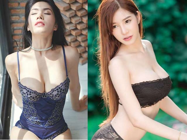 1001 chiêu khoe vòng 1 ”chực rơi ra ngoài” của chị em Thái