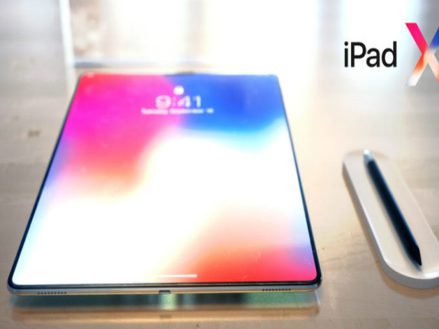 Lộ ảnh iPad X mang âm hưởng iPhone X quá đẹp