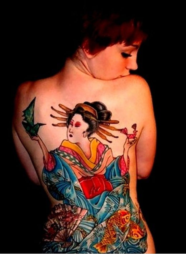 49 mẫu hình xăm và ý nghĩa cô gái Nhật Bản Geisha đẹp 2020  Tadashi Tattoo