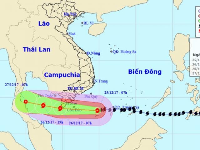 Nếu đổ bộ đất liền, bão Tembin còn mạnh hơn thảm họa Linda 1997