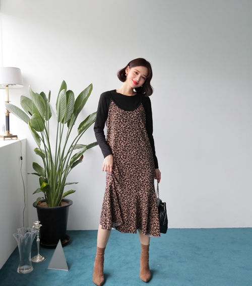 Set váy+áo mùa đông hoa nhí kiểu Hàn siêu xinh thu đông 2020 ~ W01 | Shopee  Việt Nam