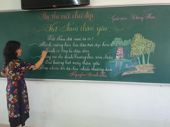 18 cô giáo tiểu học thi viết chữ đẹp, dân mạng sững sờ