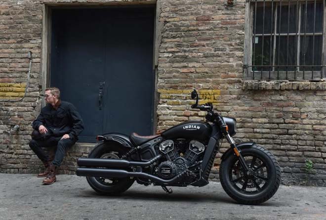 Kích nâng xe triumph bobber