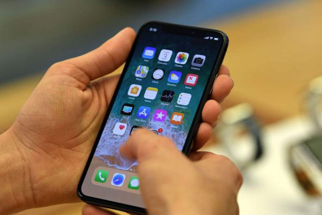 màn hình cảm ứng iphone x không phản ứng