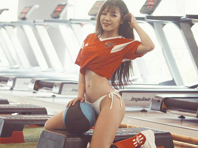 Bạn gái Quang Hải, thủ môn Lâm Tây: Hot girl phòng gym ”chính hiệu”