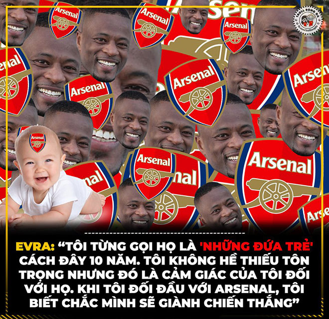 Arsenal thua ảnh chế là thứ tối ưu sau trận thua đau lòng. Hãy xem những bức hình chế hài hước để giảm bớt sự buồn chán và tiếp thêm sức mạnh để tinh thần đón những trận đấu tiếp theo.