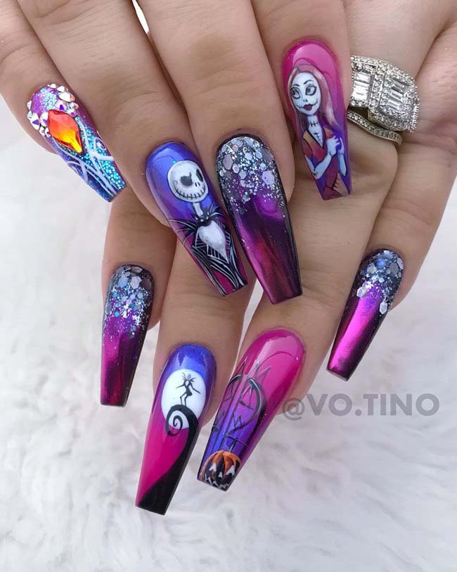 Gợi ý 10 mẫu nail đẹp - độc - lạ cho Halloween nàng sẽ thích mê