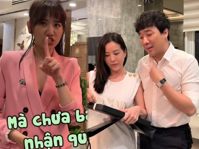 Hari Won tỏ thái độ khi Trấn Thành tặng quà 2.000 đô cho hoa hậu này