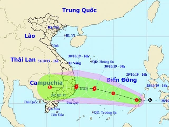 Áp thấp nhiệt đới khả năng mạnh thành bão, Trung Bộ và Tây Nguyên sắp mưa rất lớn