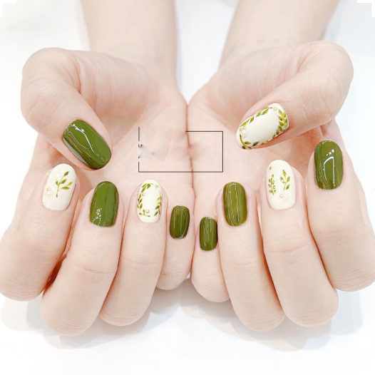 20 mẫu nail màu xanh đẹp nổi bật sang trọng dẫn đầu xu hướng hiện nay