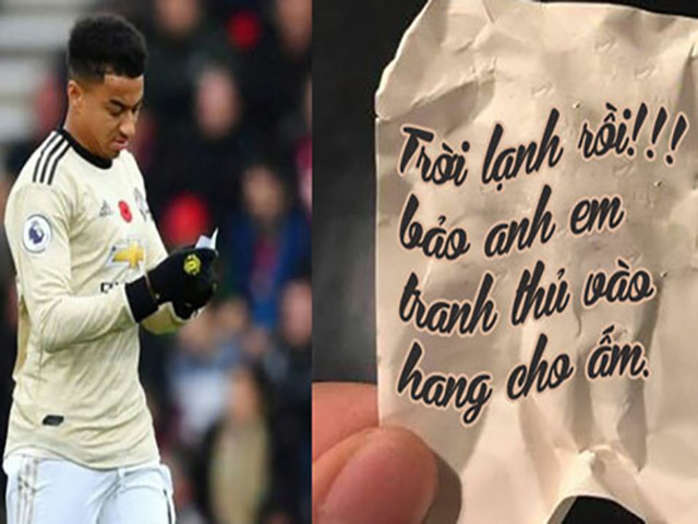 Fan MU bật mí nội dung tờ giấy HLV Solskjaer đưa cho Lingard