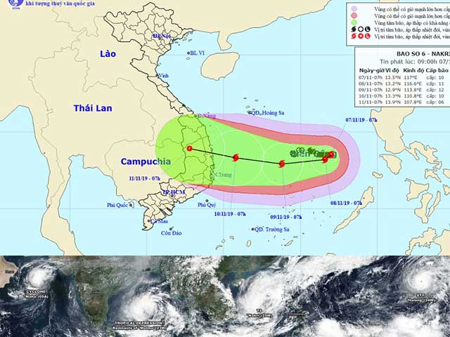 Hiện tượng hiếm gặp: Cùng lúc xuất hiện 4 cơn bão và áp thấp nhiệt đới liên đại dương