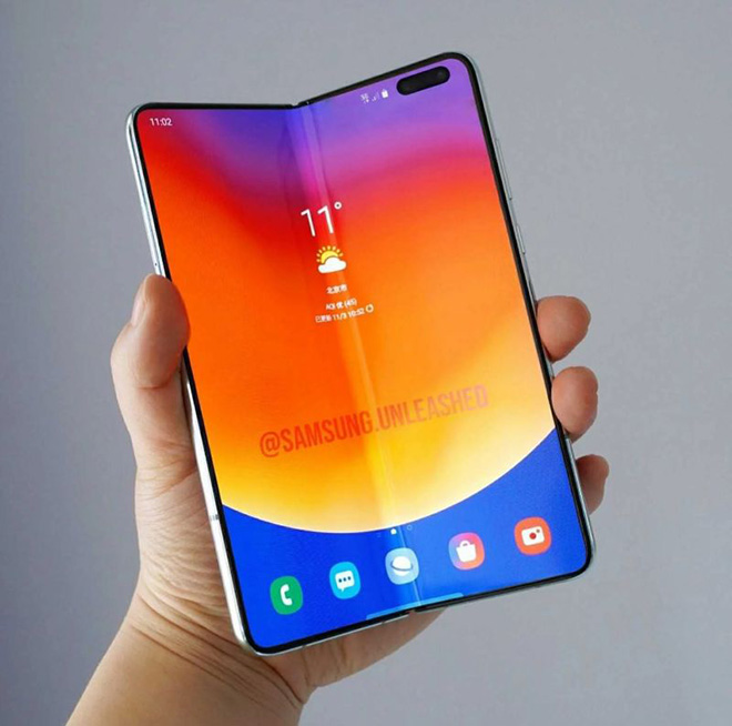 Hình Ảnh Ý Tưởng Galaxy Fold 2 Siêu Bắt Mắt