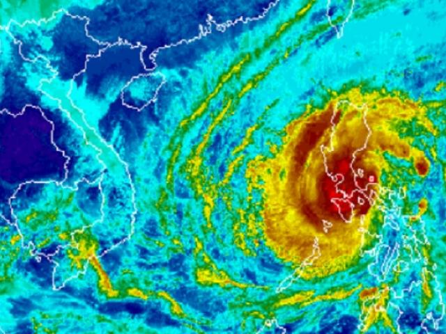 Bão Kammuri tiệm cận mức siêu bão, chiều tối nay đi vào Biển Đông