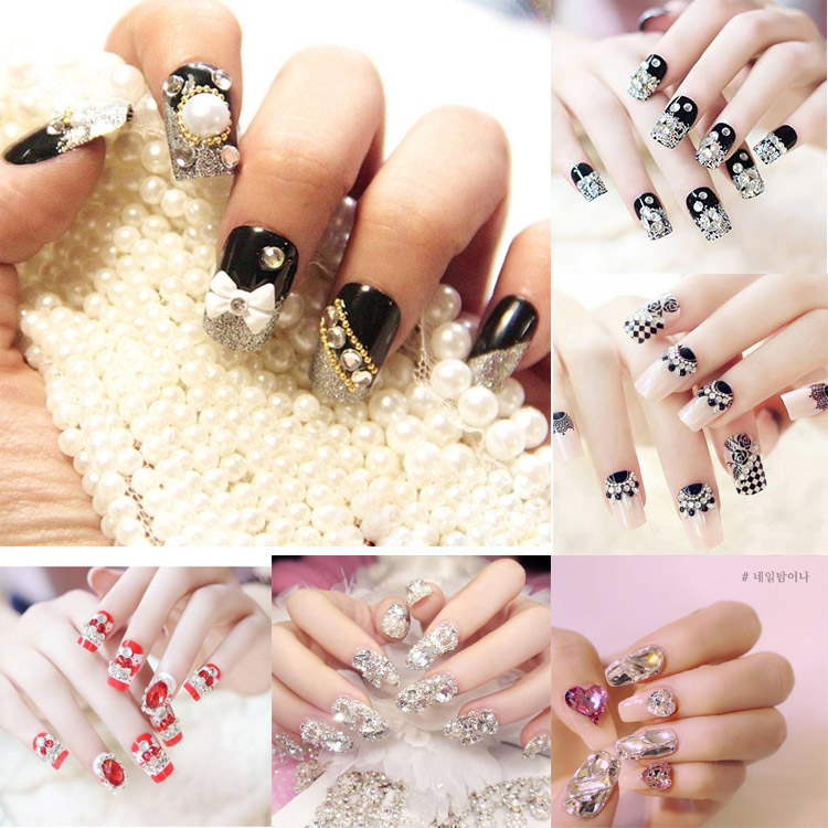 300 mẫu nail đỏ đính đá đẹp đơn giản nhẹ nhàng sang chảnh hàng đầu