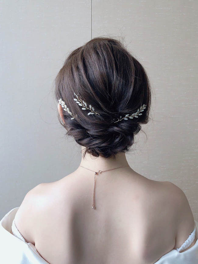 11 kiểu tóc Hàn Quốc cực đẹp cho cô dâu xinh ngất ngây như nàng thơ