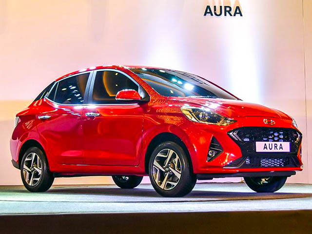 Cận cảnh Hyundai Aura mới được ra mắt tại Ấn Độ