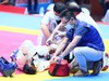 Khoảnh khắc võ sĩ Taekwondo Việt Nam đá gục đối thủ trên sàn đấu