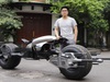 Chàng trai 25 tuổi chi 200 triệu đồng chế tạo xe "quái vật Batpod" chỉ có trong phim Hollywood
