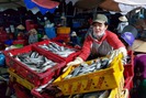 Chợ cá Đông Hải náo nhiệt lúc tinh mơ trong ngày bão