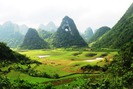 Điểm du lịch mới núi “Mắt thần” - thác Nặm Trá ở Cao Bằng
