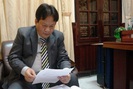 Bí thư Thành ủy Hà Nội Vương Đình Huệ chỉ đạo kiểm tra việc xây nhà trên đất công ở huyện Thanh Trì