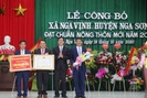 Thanh Hóa: Nga Vịnh đạt chuẩn nông thôn mới