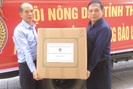 Hội Nông dân tỉnh Nghệ An tiếp nhận tiền, hàng ủng hộ nông dân thiệt hại do lũ