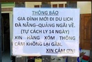 Chuyện 1 gia đình ở Bà Rịa - Vũng Tàu dán thông báo: “Mới đi du lịch Đà Nẵng- Quảng Ngãi về..."