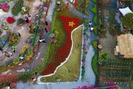Độc đáo hàng nghìn chậu hoa kết thành bản đồ Việt Nam
